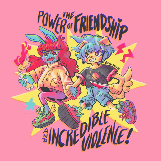 the power of friendship and incredible violence